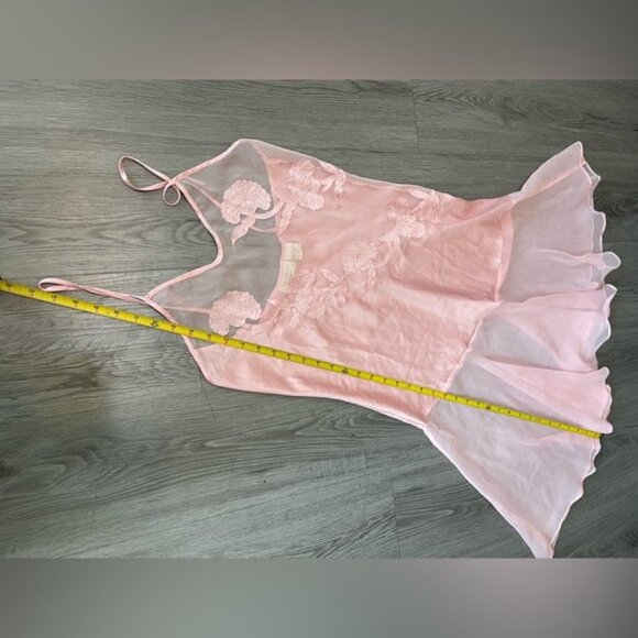 Vintage Victoria’s Secret gold label pink midi slip dress - Picture 7 of 7